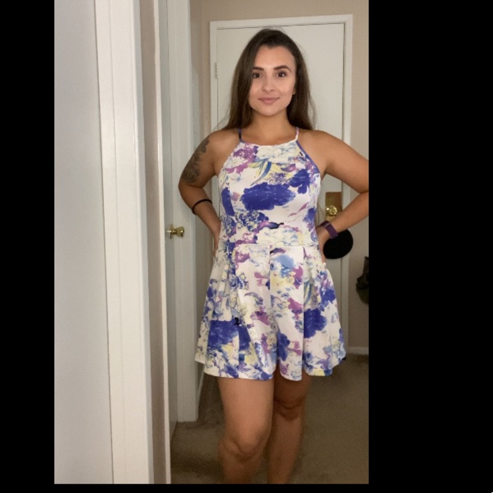 Fashion Nova floral Romper